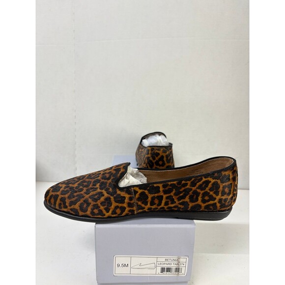 Aerosoles Women's Betunia Leopard Tan Cow Fur Print Slip-On Loafers Flats 9.5M - Picture 2 of 6